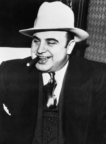 Al Capone is best known by his nickname Scarface