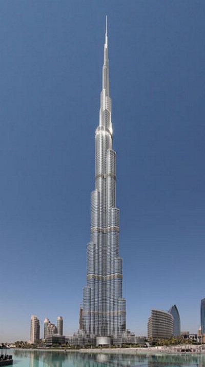 The Burj Khalifa is the tallest building in the world