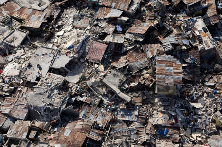 The island of Haiti was hit by a 7.0 magnitude earthquake.