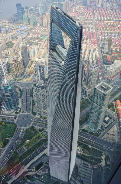 The Shanghai Tower has fastest elevators in a building. 