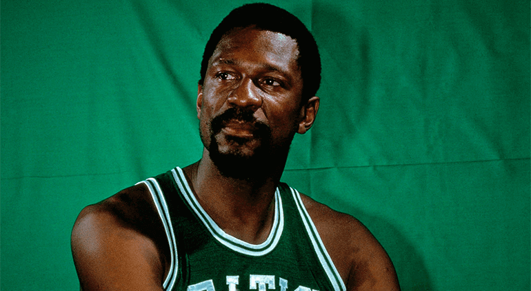 Bill Russell led the team to 11 NBA championships