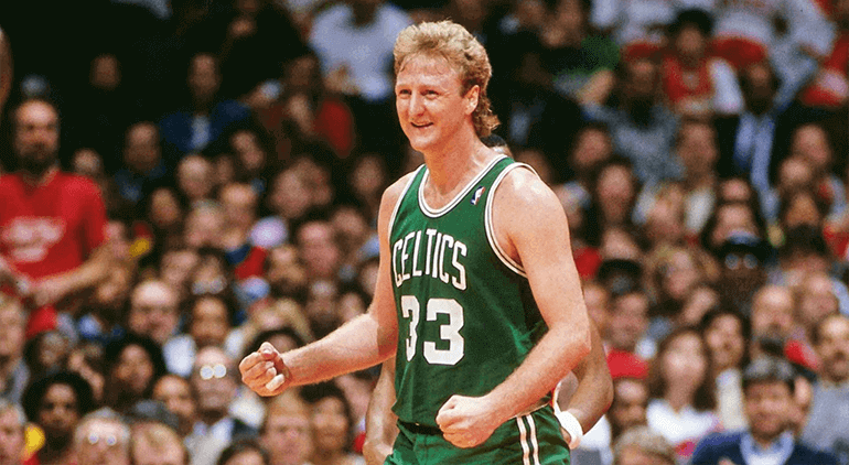 Larry Bird had excellent skills, which included his deadly jump shot