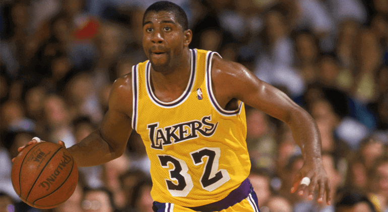 Magic Johnson has many accolades to his name including 3 reg. season MVPs, 3 Finals MVPs, and 5 NBA titles