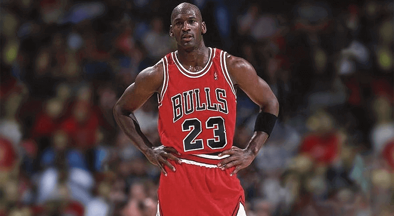 Michael Jordan, one of the most famous NBA players