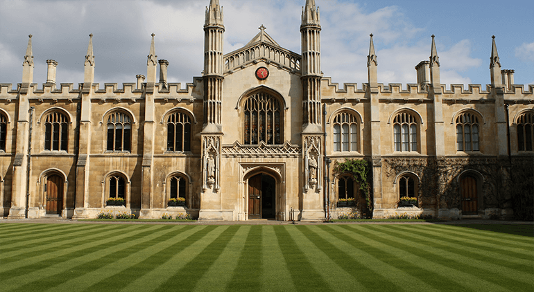 The University of Cambridge utilizes a collegiate system